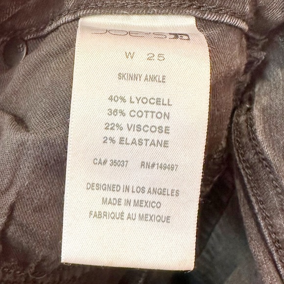 Joe's Jeans Mid-Rise Ankle Skinny Jeans in Tularose 25 - Picture 5 of 7